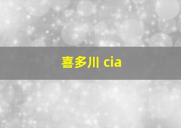 喜多川 cia